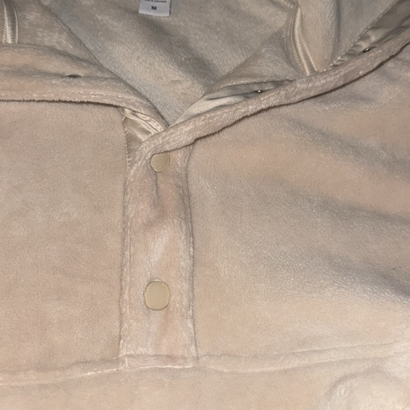 Athleta Super Plush Recover Cozy Snap Front Sweatshirt - Picture 7 of 8